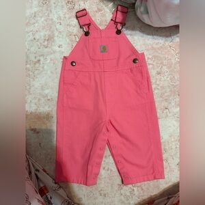 Carhartt Kids Bright Pink Overalls
